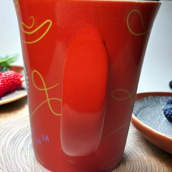 Starbucks Red Christmas Coffee Cup/Mug Green Siren Logo 2020 Holiday Fa La La - Picture 6 of 12